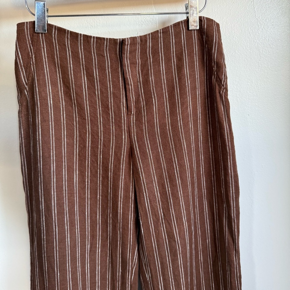 Reformation Vida Linen Low Rise Pant Size 0 - Picture 6 of 9